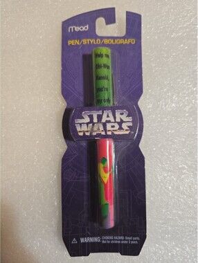 Star Wars Pen Princess Leia and Droid: Help Me, Obi Wan Kenobi - MEAD - SEALED